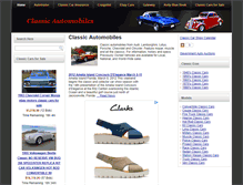 Tablet Screenshot of classicautomobilesinc.com